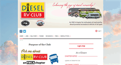 Desktop Screenshot of dieselrvclub.org